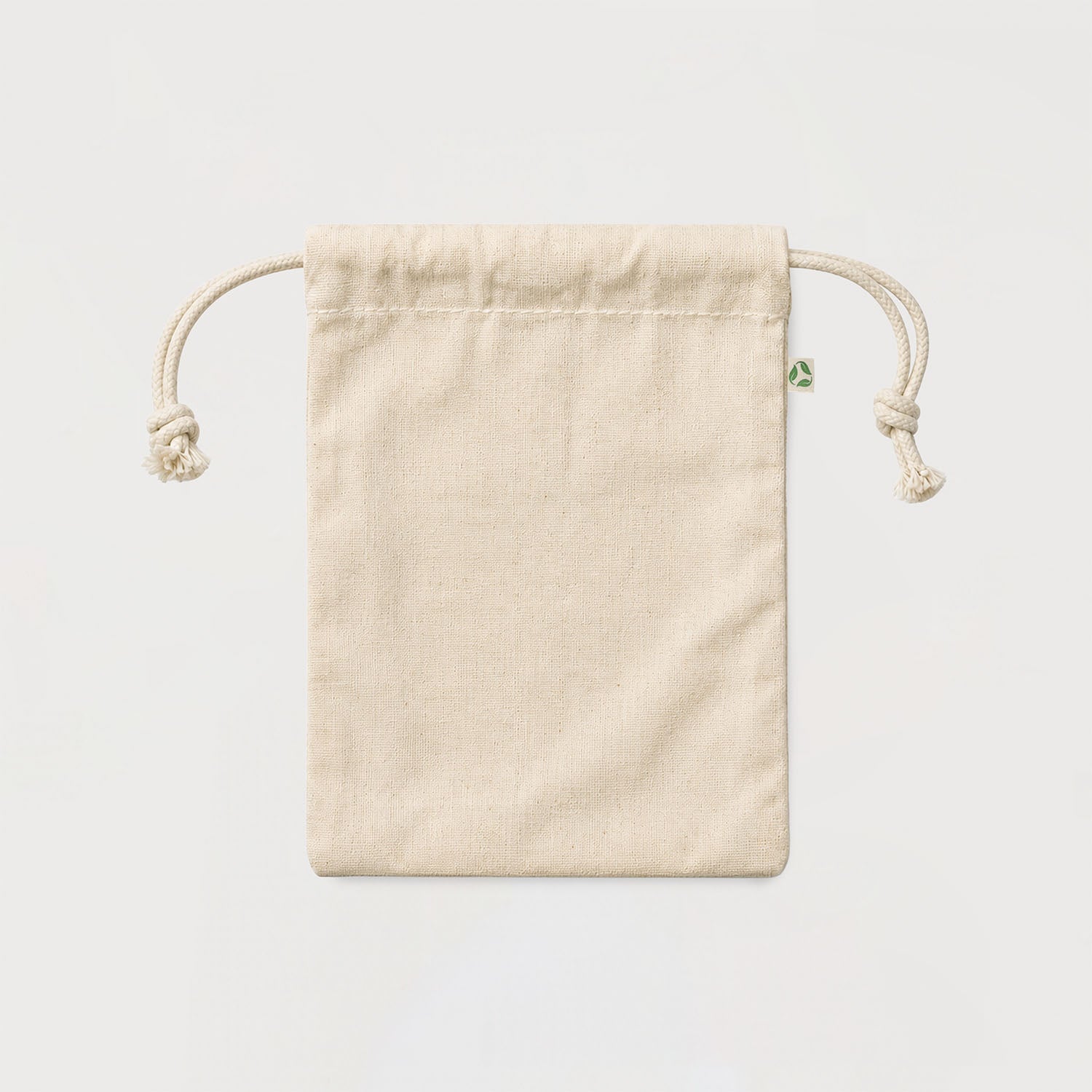 Ecobags Small Natural Calico Drawstring Bags