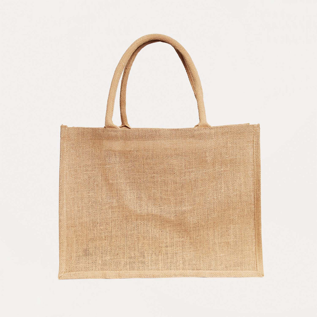 Ecobags Unlined Natural Jute Shopping Bags