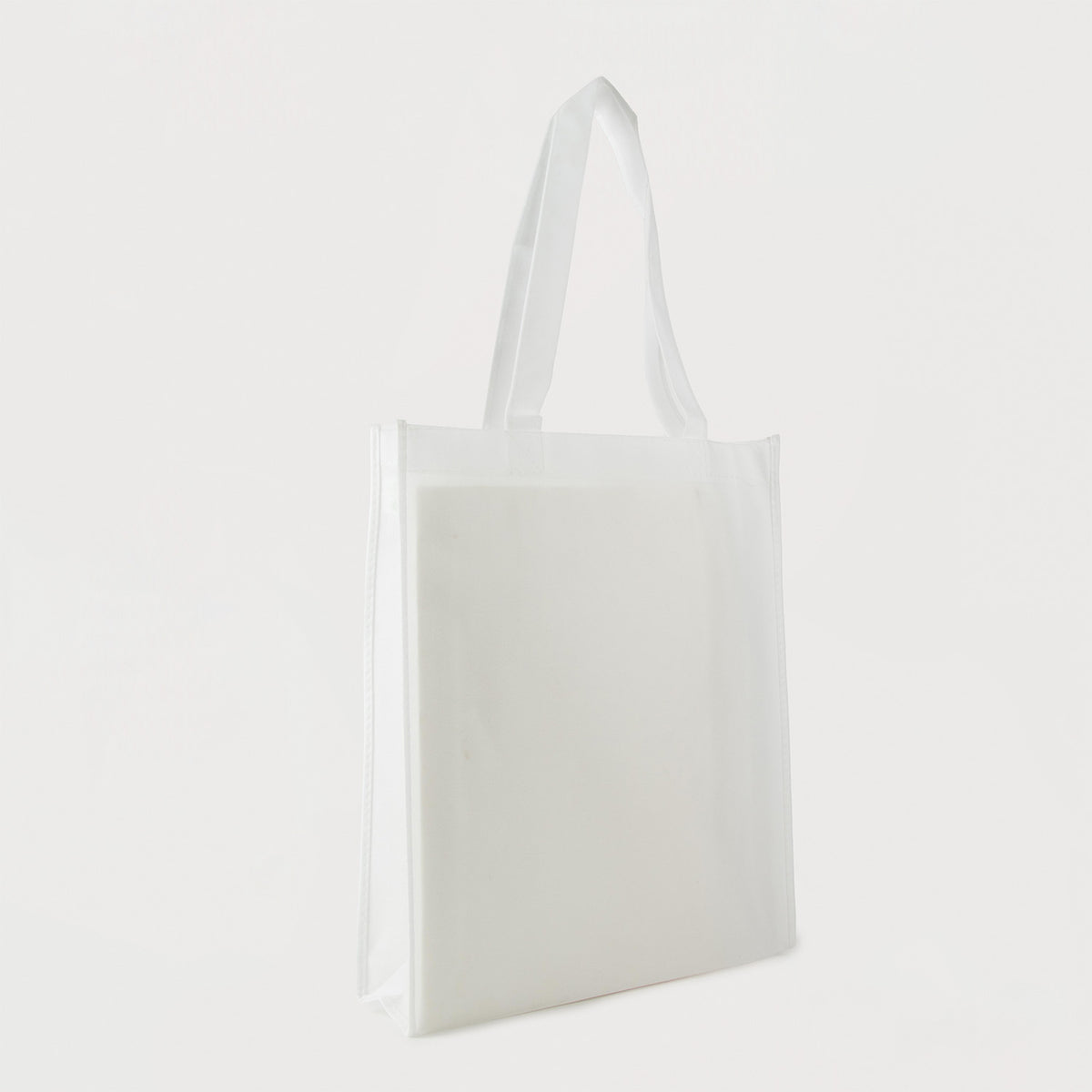 Ecobags Non-Woven Tote Bag with Gusset White