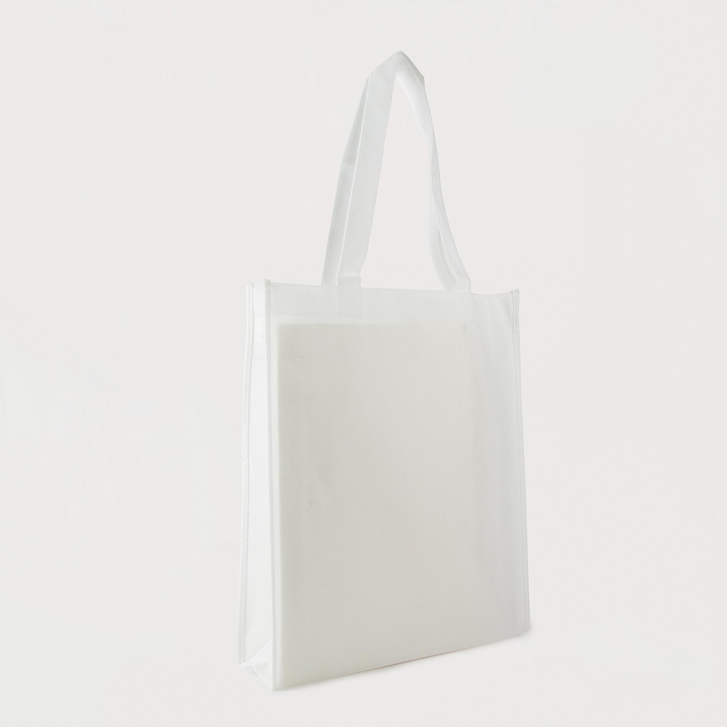 Ecobags Non-Woven Tote Bag with Gusset White