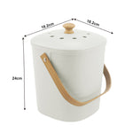 Ecopack Kitchen Counter Compost Bin - Bamboo Caddy