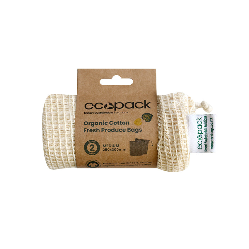 EC-33 Organic Cotton String Bags - Set of 2 (Medium)